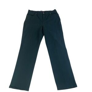 Gloria Vanderbilt Amanda Jeans Green Straight Leg Stretch 12 Short